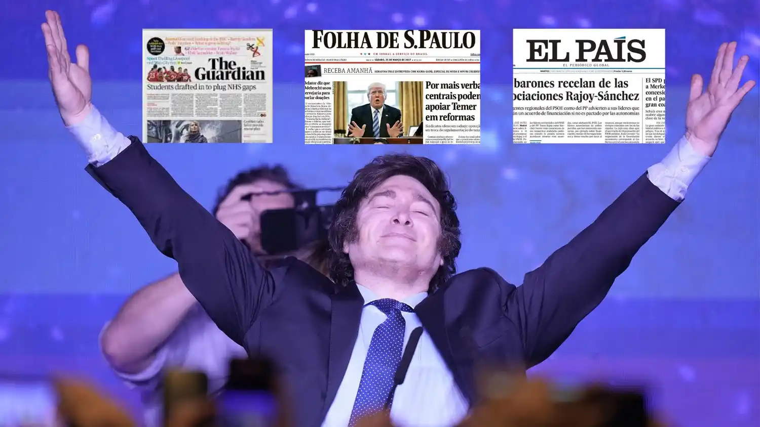 Qué dijeron los medios internacionales del triunfo de Javier Milei