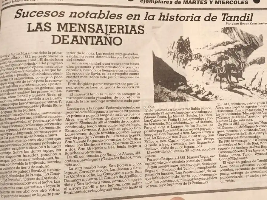 Las mensajerías de antaño