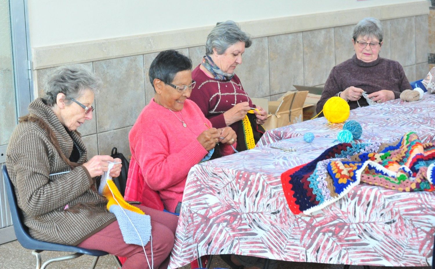 La solidaridad se teje en la comunidad Cristo Rey.