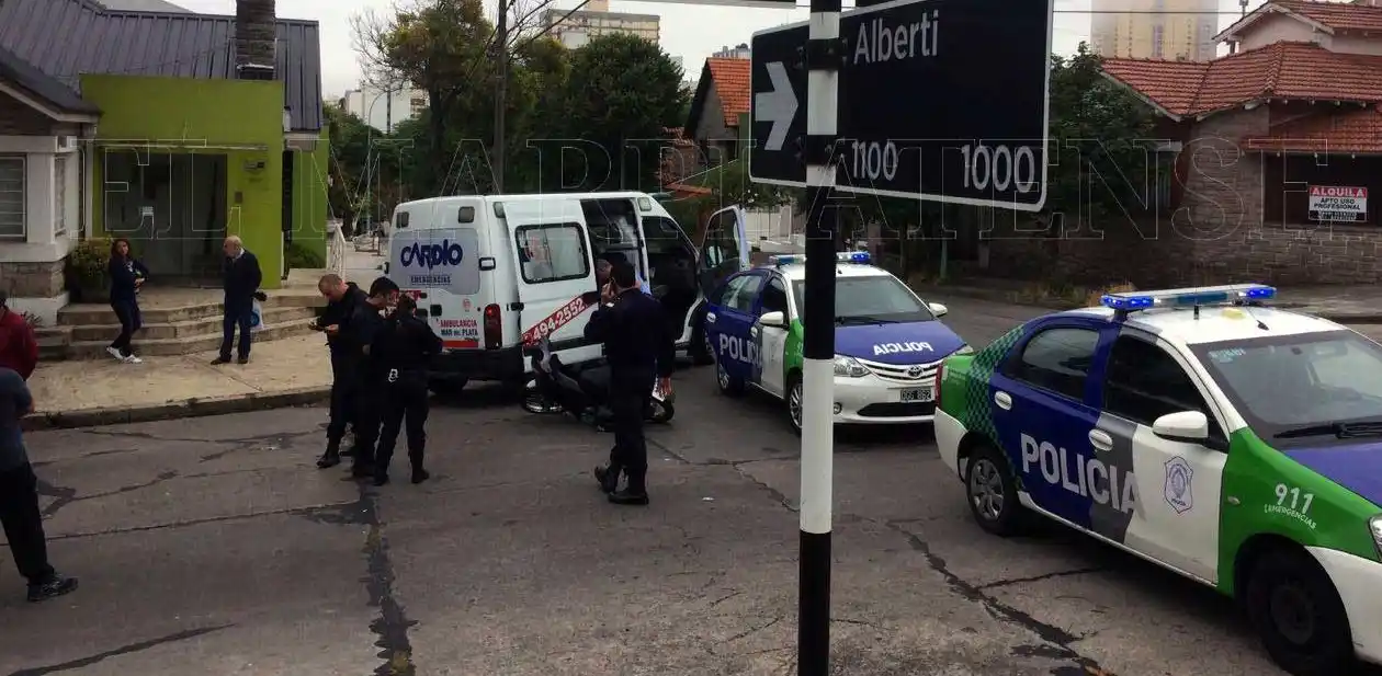 Otro choque en Alberti y Viamonte: dos heridos