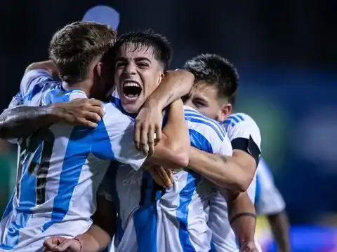 Los "pibes" argentinos le ganaron 2 a 1 a la "Roja"