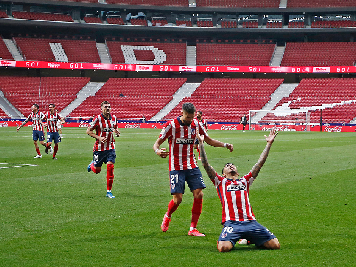 Ángel Correa llevó a la punta a Atlético de Madrid 