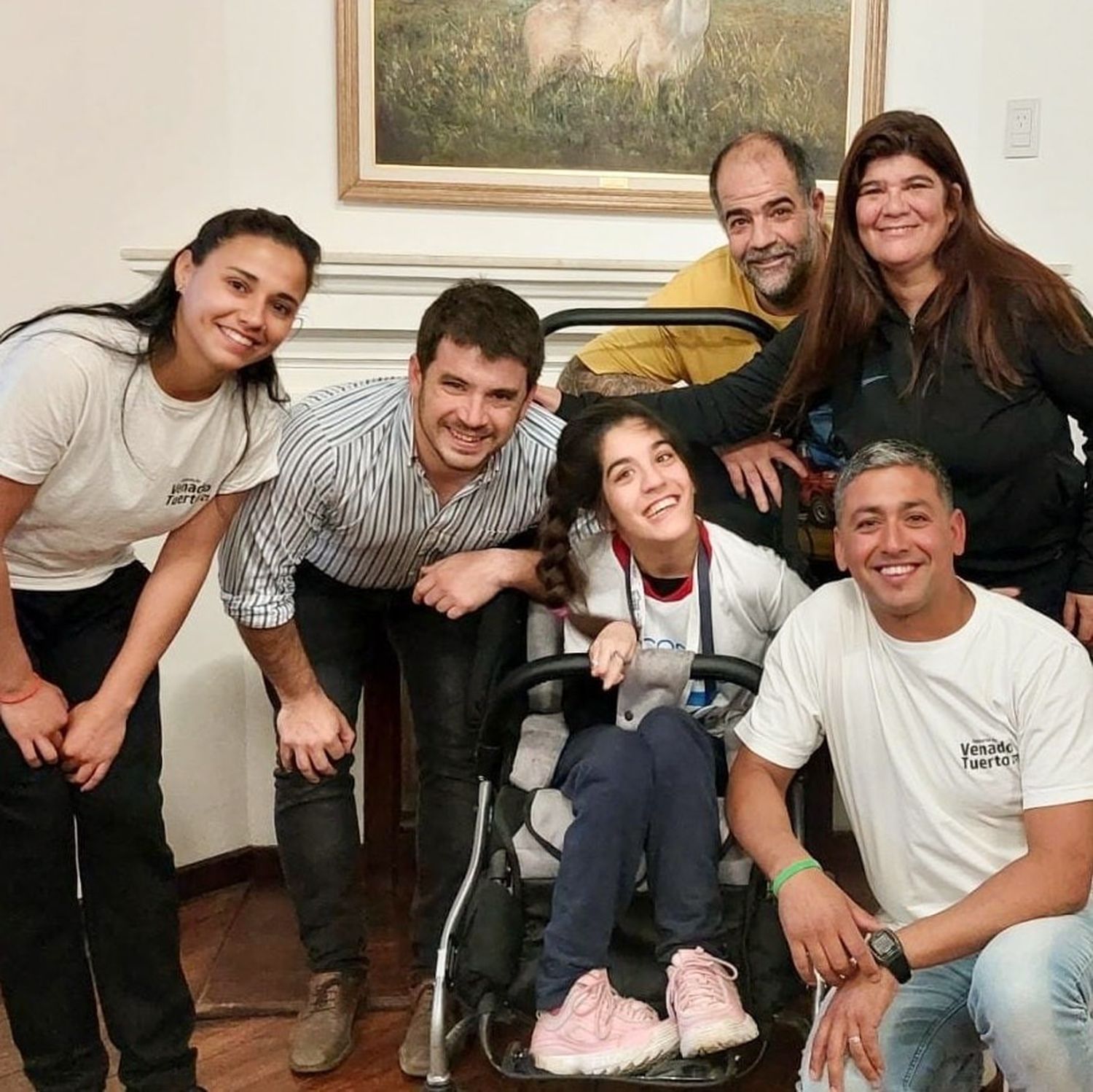 Chiarella recibió a Pilar Dulak, medalla de plata de boccia en los Juegos Santafesinos 