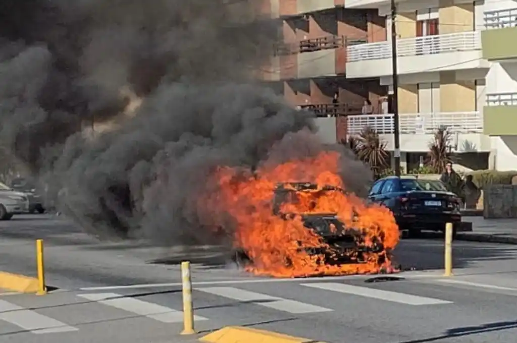 Los transeúntes filmaron el suceso
