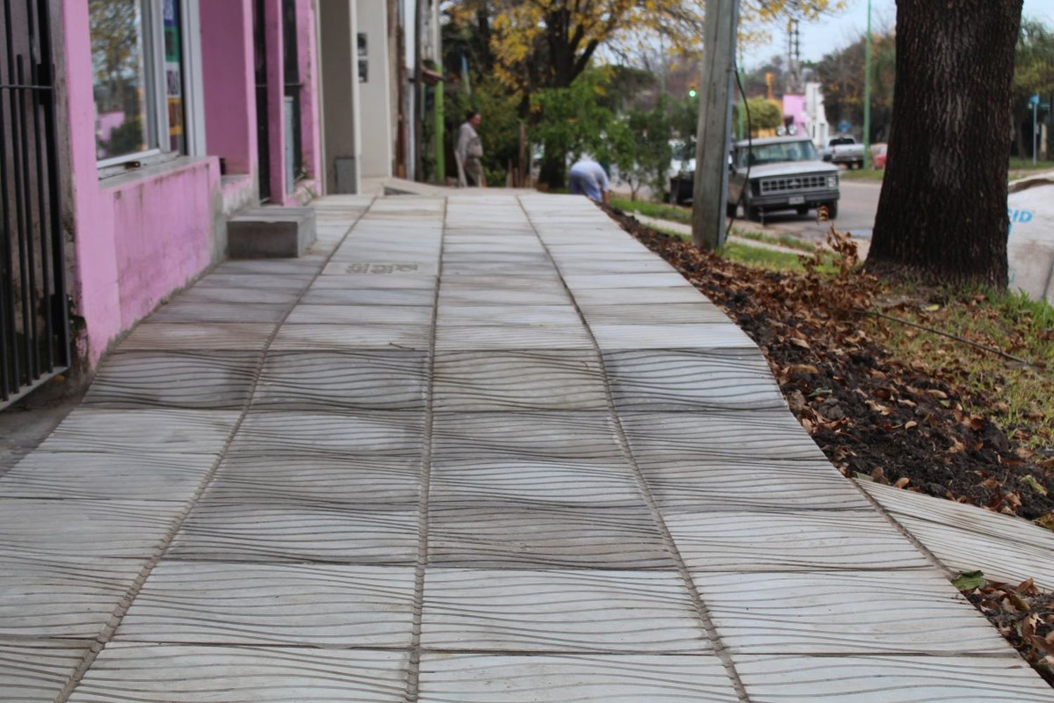 A través del Promuve, se construyeron casi 1200 metros cuadrados de veredas
