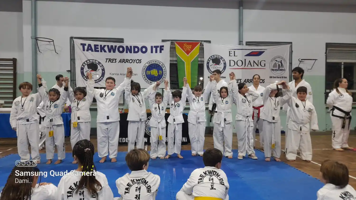 El encuentro de Taekwondo en el CEF N°4 tuvo una gran convocatoria