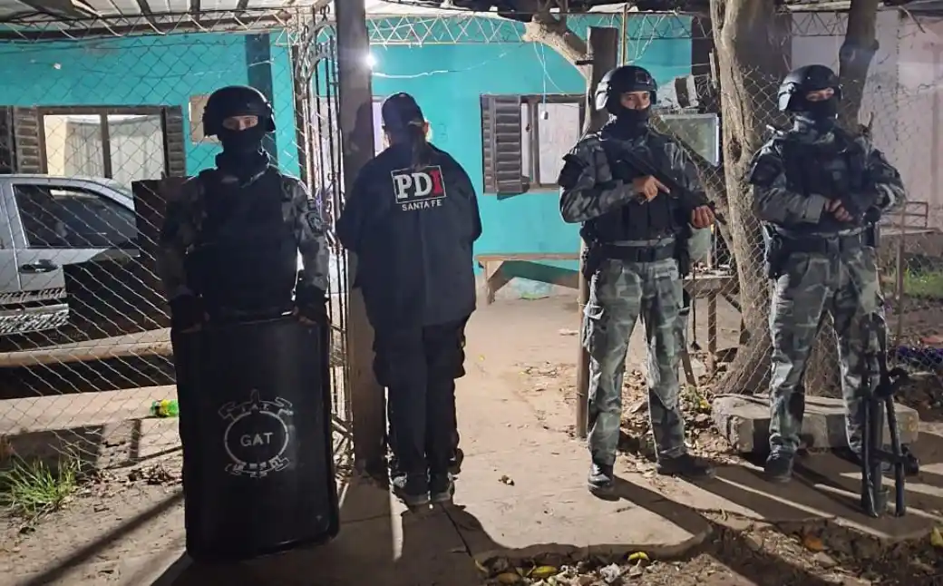 Tres detenidos en Capitán Bermúdez.