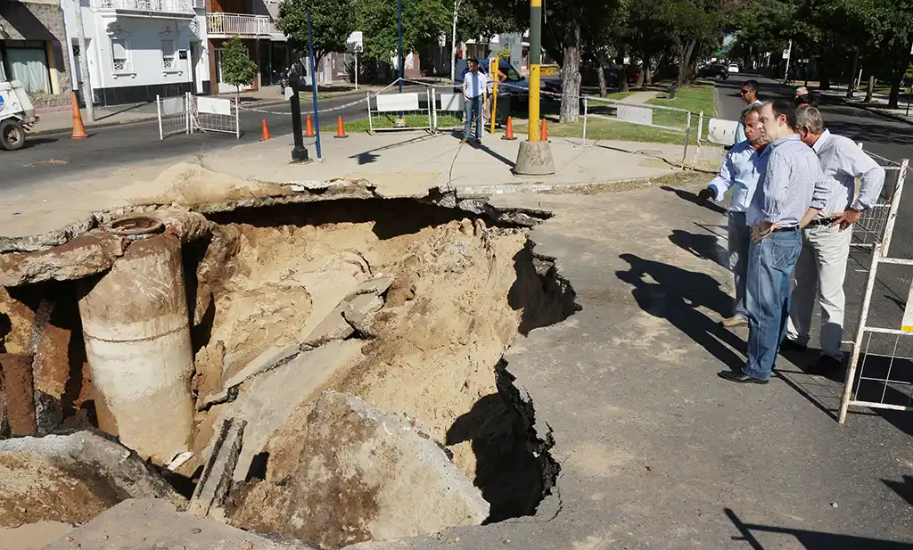 Es total la restricción al tránsito en Bulevar y Urquiza
