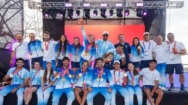 Argentina logra un dominio histórico en el canotaje velocidad con una cosecha de 13 medallas