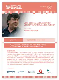 Fundación OSDE invita a la charla virtual de Daniel Hourcade: ¿Qué nos deja la cuarentena?