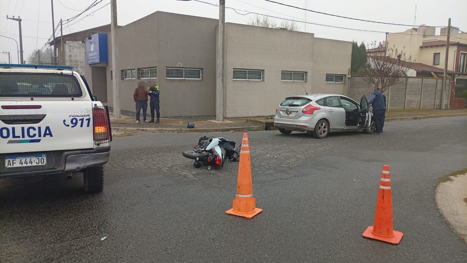 Otra motocicleta fue protagonista de un nuevo accidente de tránsito