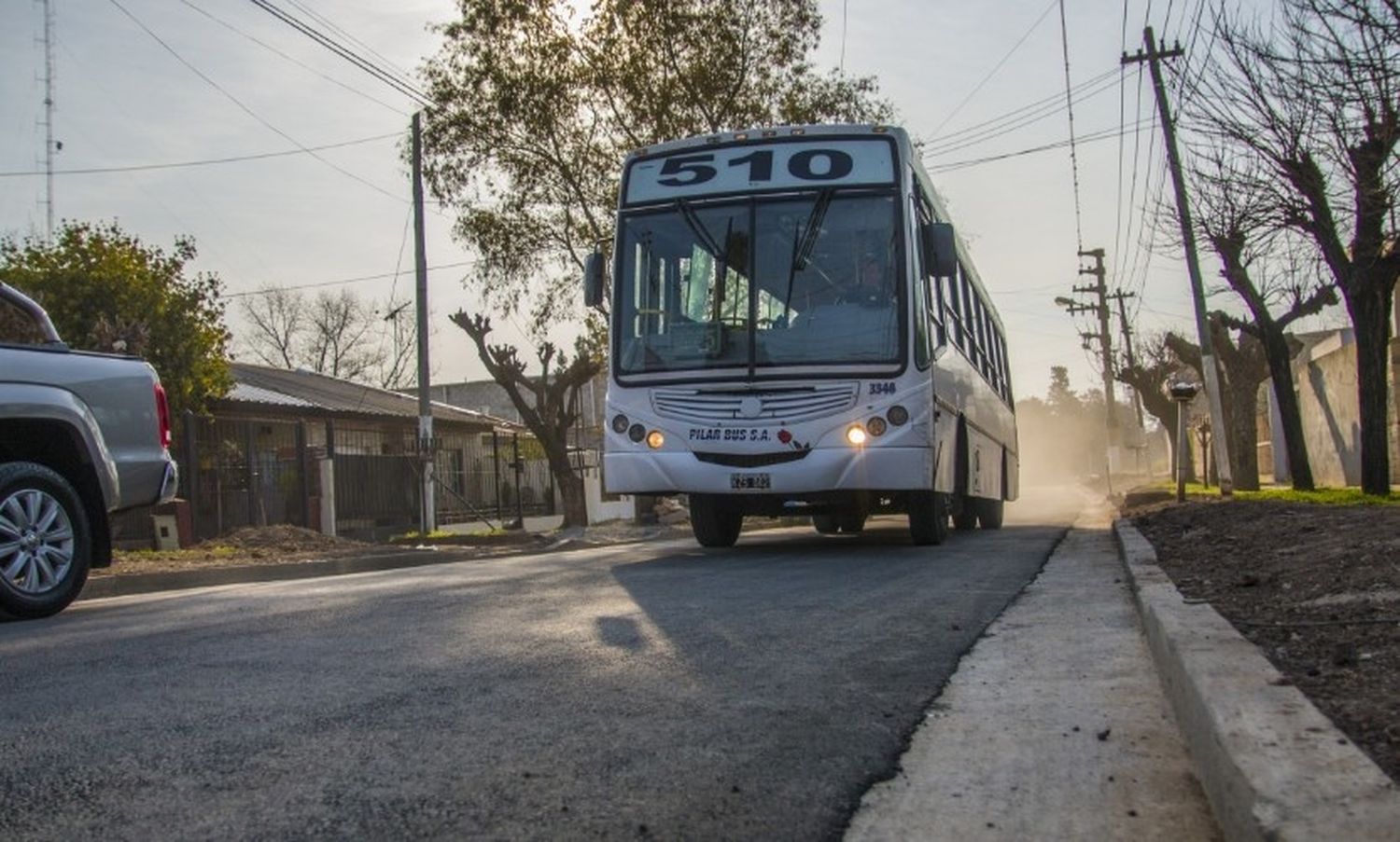 Pilar: Concluyeron las obras de asfalto en calle 11 de septiembre