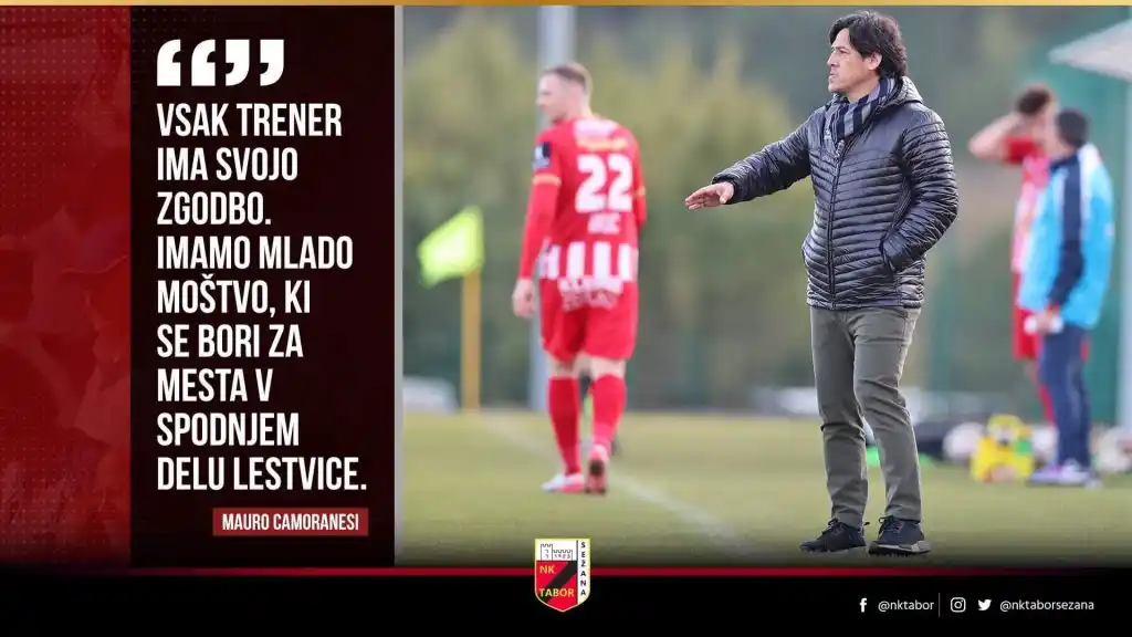 En Eslovenia, debut con derrota para Camoranesi