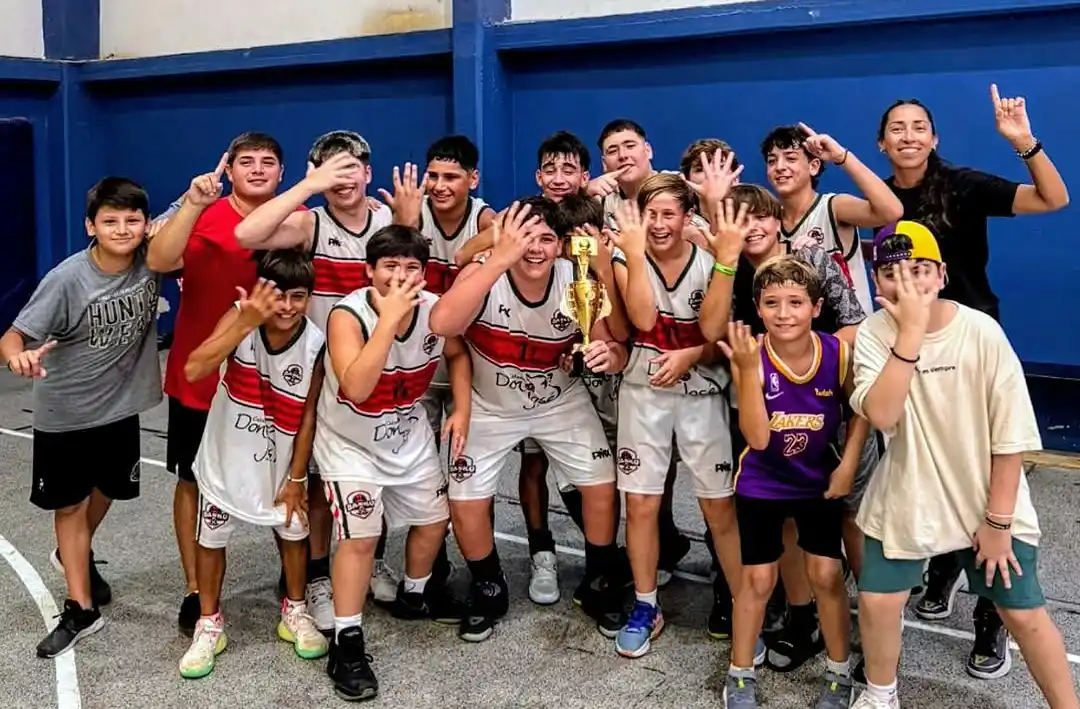 Equipo campeón. Basko se coronó en U15