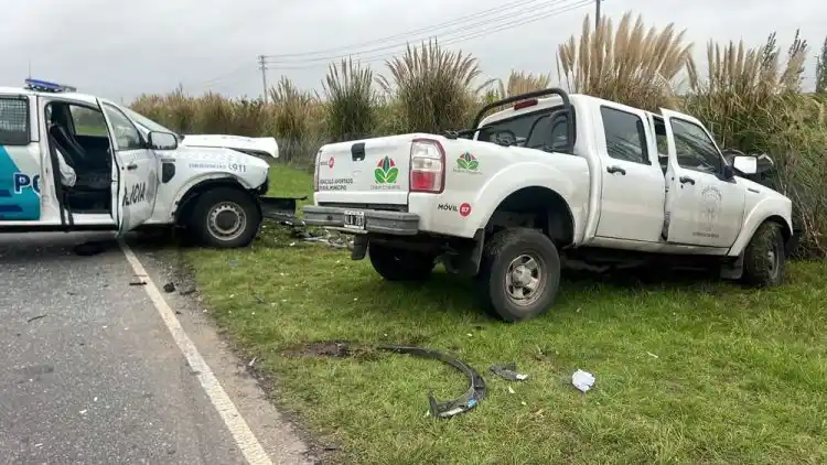 Violento choque en la Ruta 58: un policía necochense entre los heridos