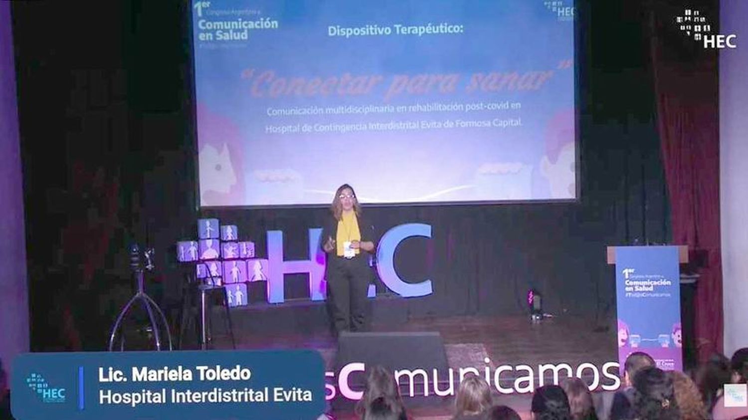 Equipo del HIEF participó en el primer 
congreso argentino de comunicación en salud