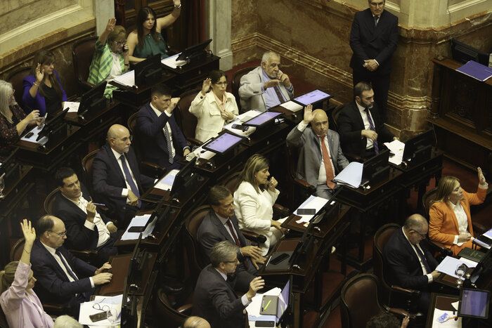 El pleno del Senado en su última sesión
