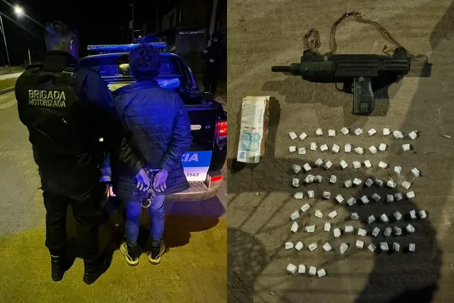 Trató de escapar de la policía en zona oeste, lo detuvieron en una persecución y cayó con drogas y un arma
