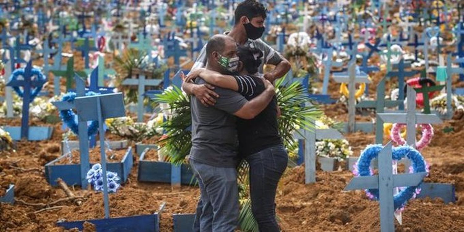 Brasil rompió el récord mensual de muertos