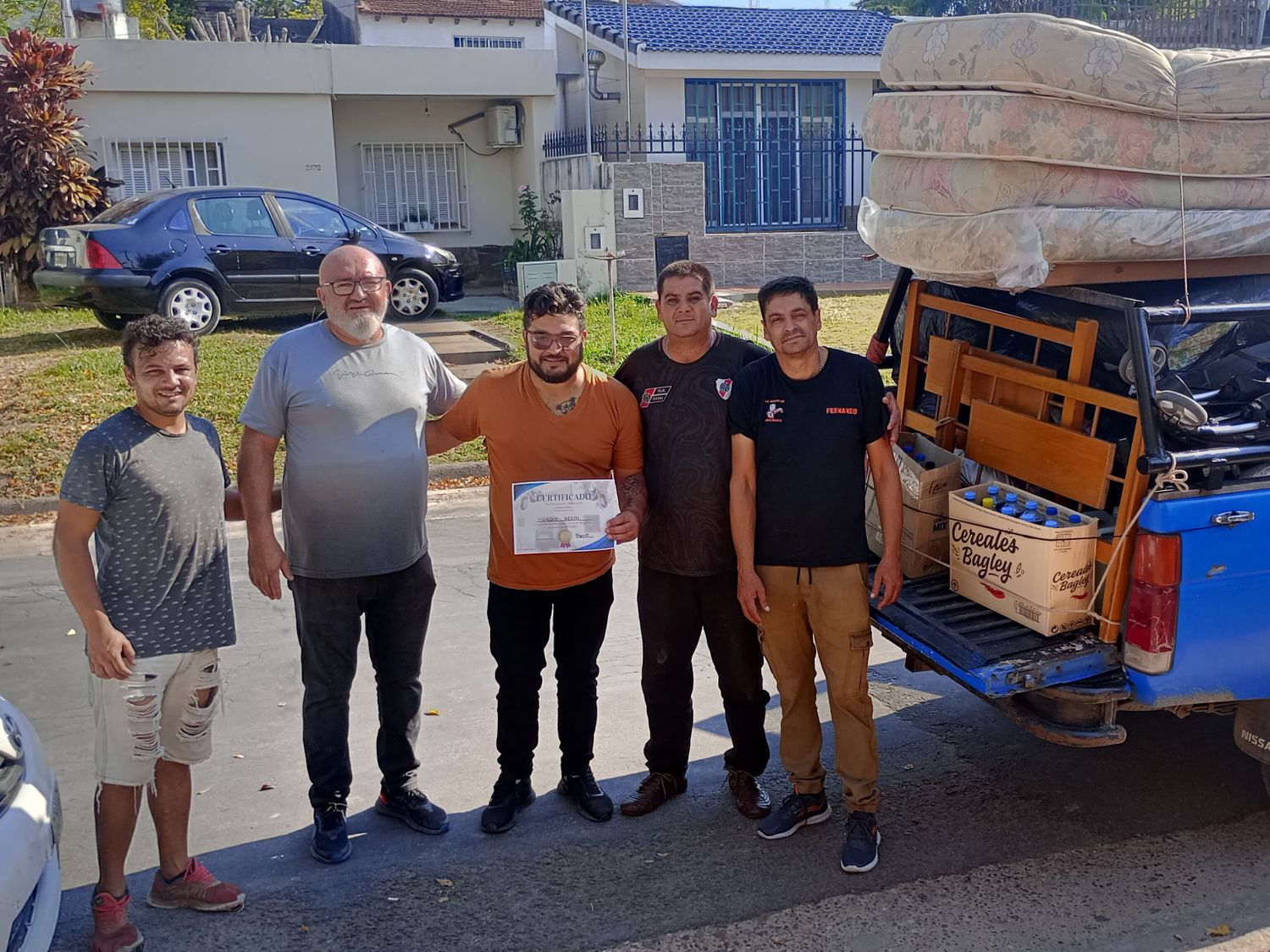 Gran jornada solidaria de moteros en escuelas rurales de Gualeguay