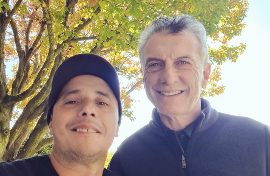 Con foto de por medio, Macri y El Dipy compartieron un almuerzo