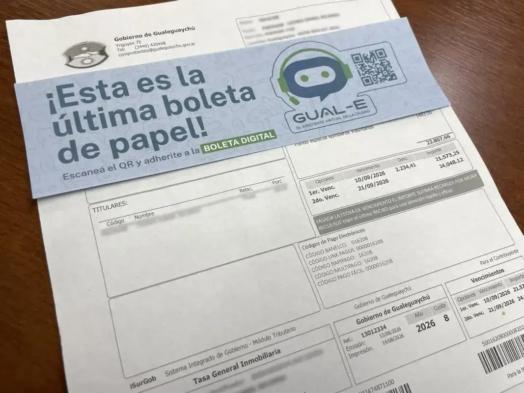 Desde octubre, el Municipio deja atrás la boleta en papel y la Tasa General Inmobiliaria se enviará por medios digitales
