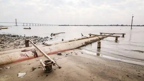 El río Paraná cierra el año con bajantes  históricas en Entre Ríos