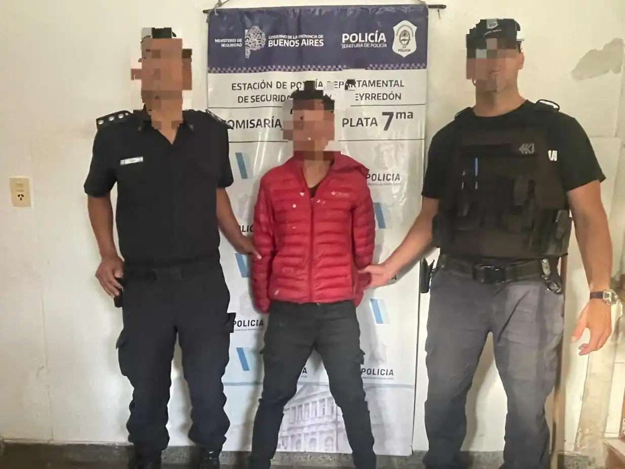 El joven malviviente tiene 21 años y fue derivado a la Cárcel de Batán.