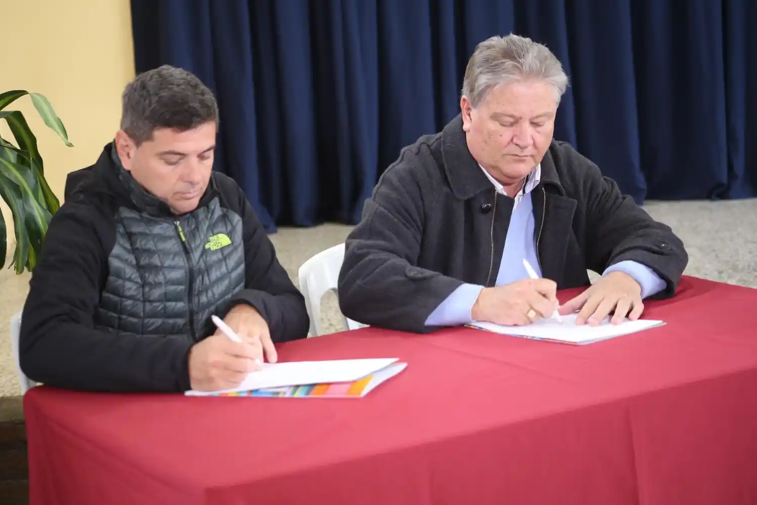 Fascendini visitó San Jerónimo del Sauce