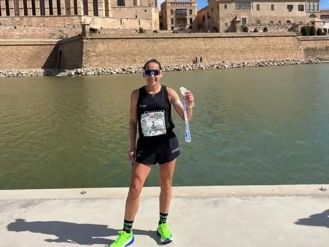 Tesuri con la medal finish del segundo puesto.