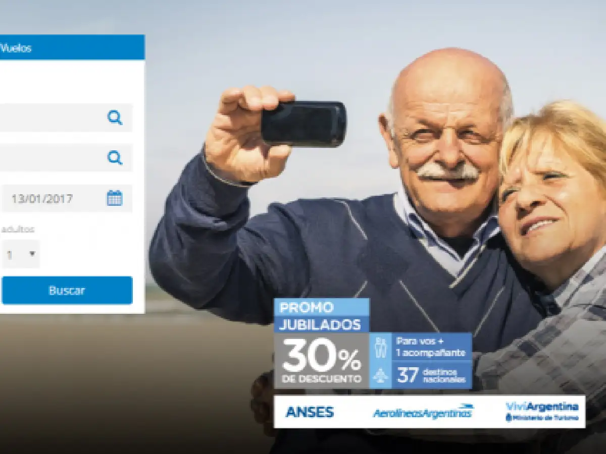 Jubilados de Córdoba tendrán descuentos para volar