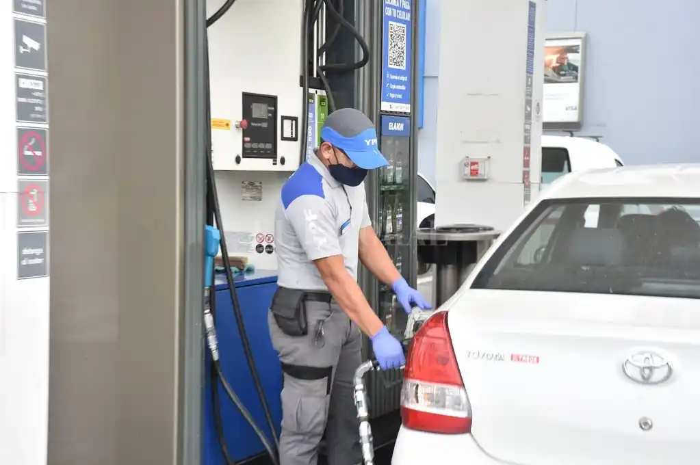 Fuerte suba de los combustibles.