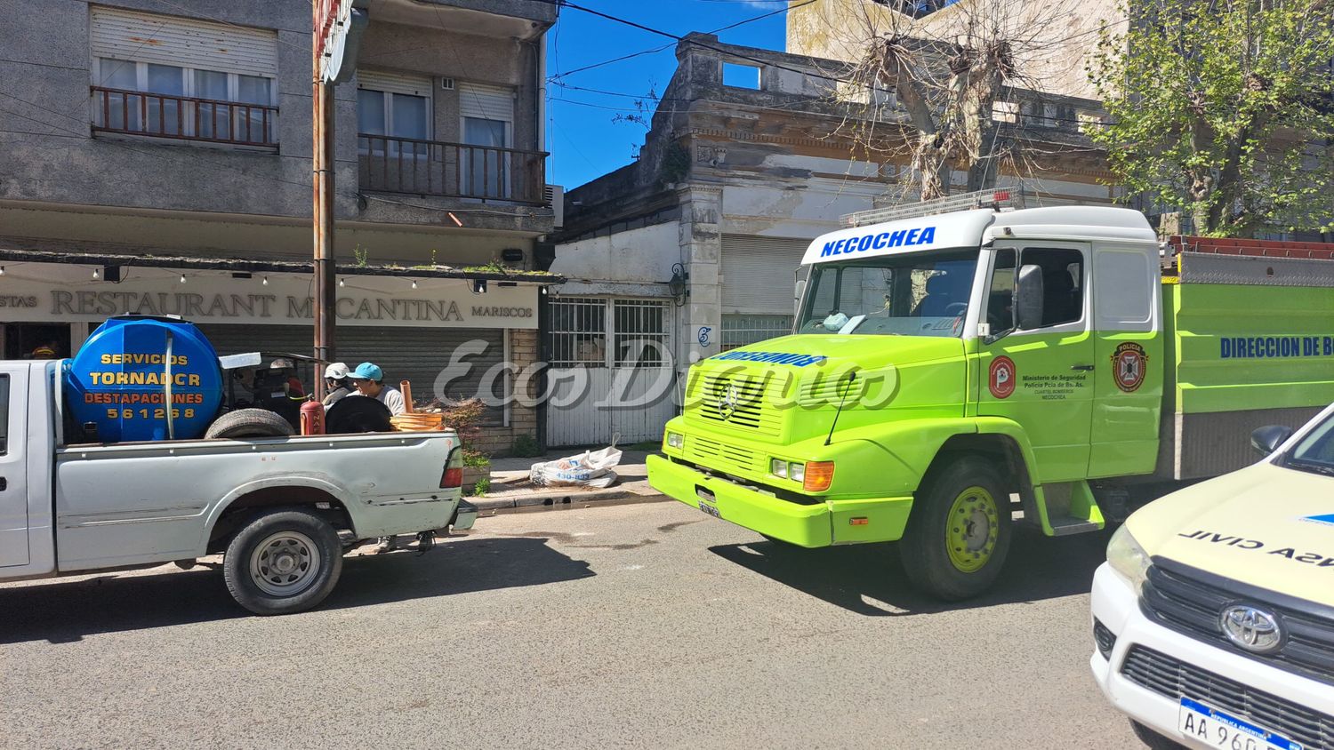 Incendio en el restaurante "Mi Cantina"