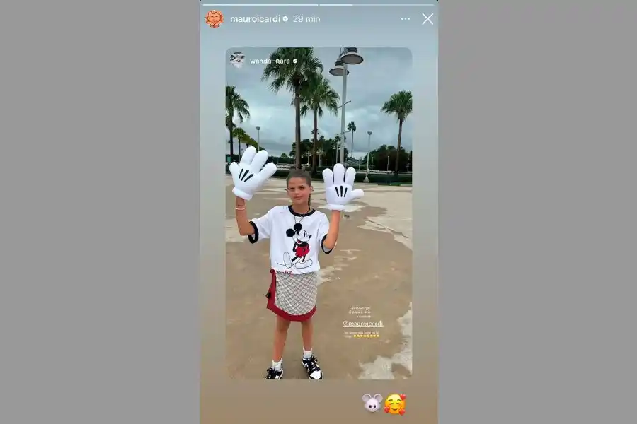 Wanda Nara vía Instagram Stories