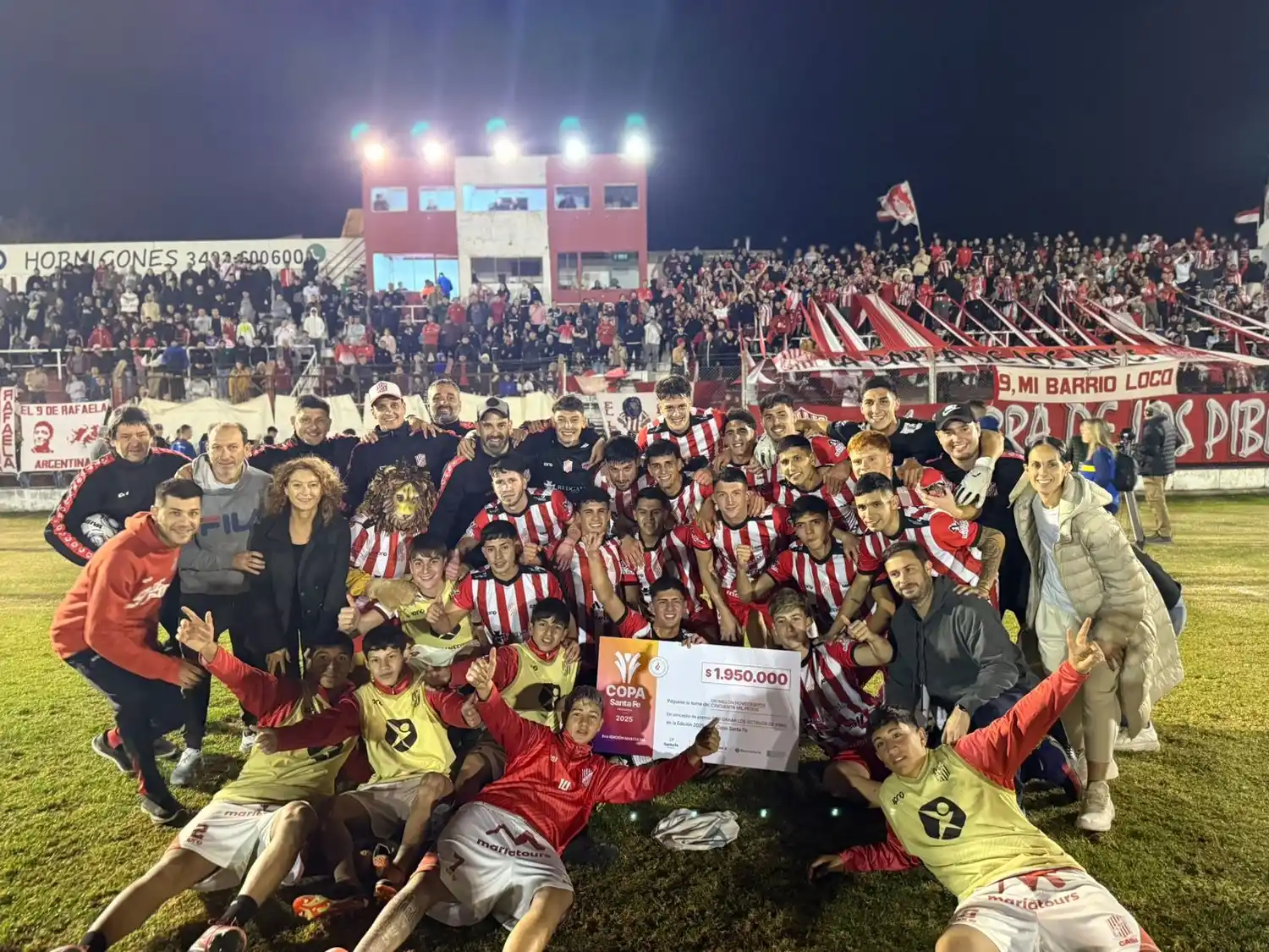 9 de Julio derrotó 2 a 0 a Central por la Copa Santa Fe. Foto:9 de Julio