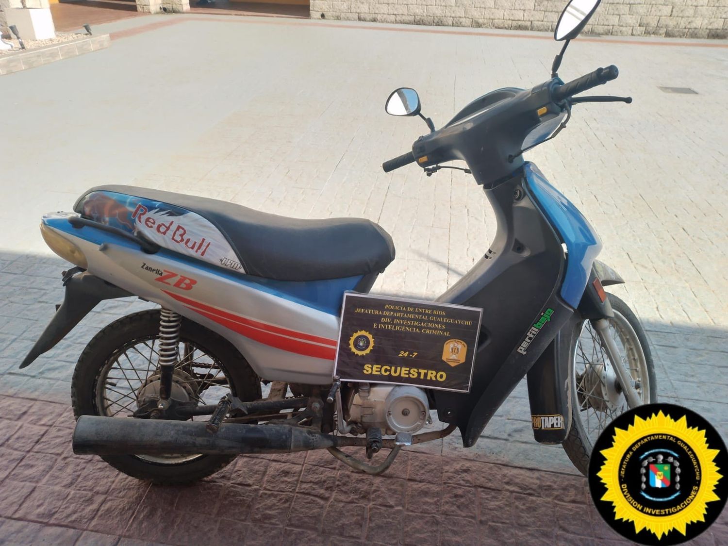 moto secuestro