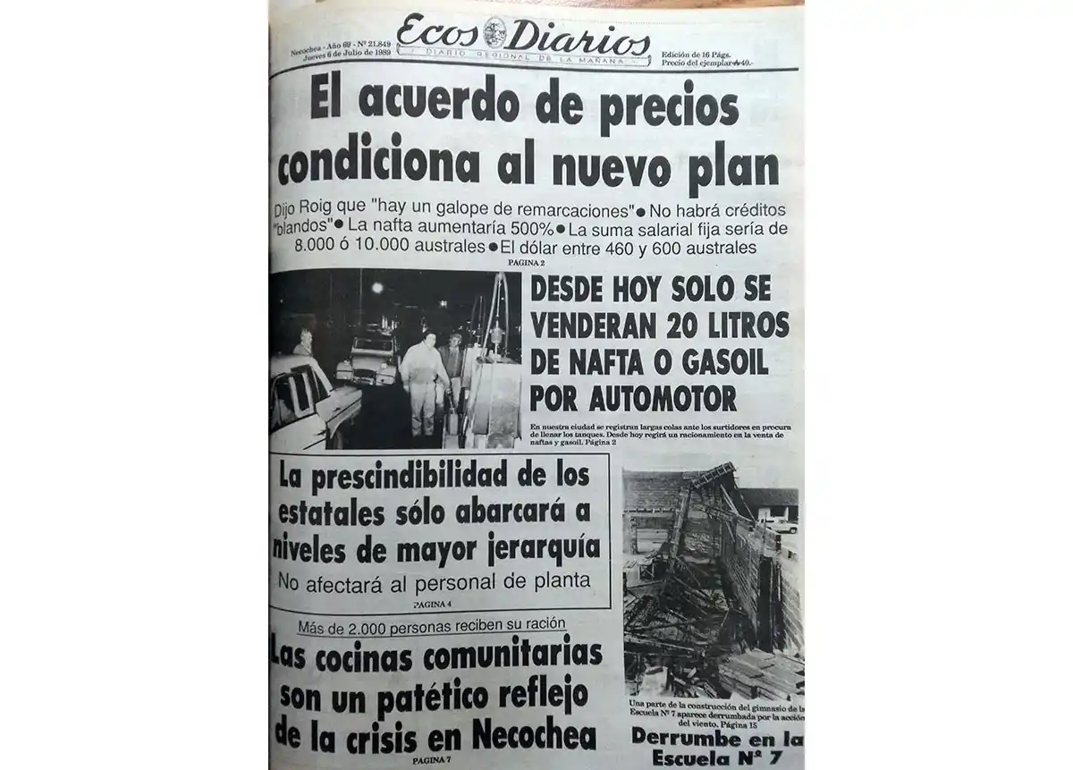 Jueves 6 de julio de 1989