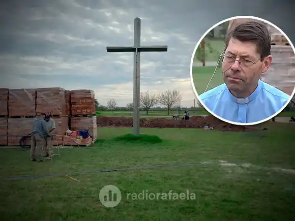 Construcción a pleno de la Capilla Santa Rafaela María en barrio Álamos del Aero Club: "Es un lugar para el encuentro"