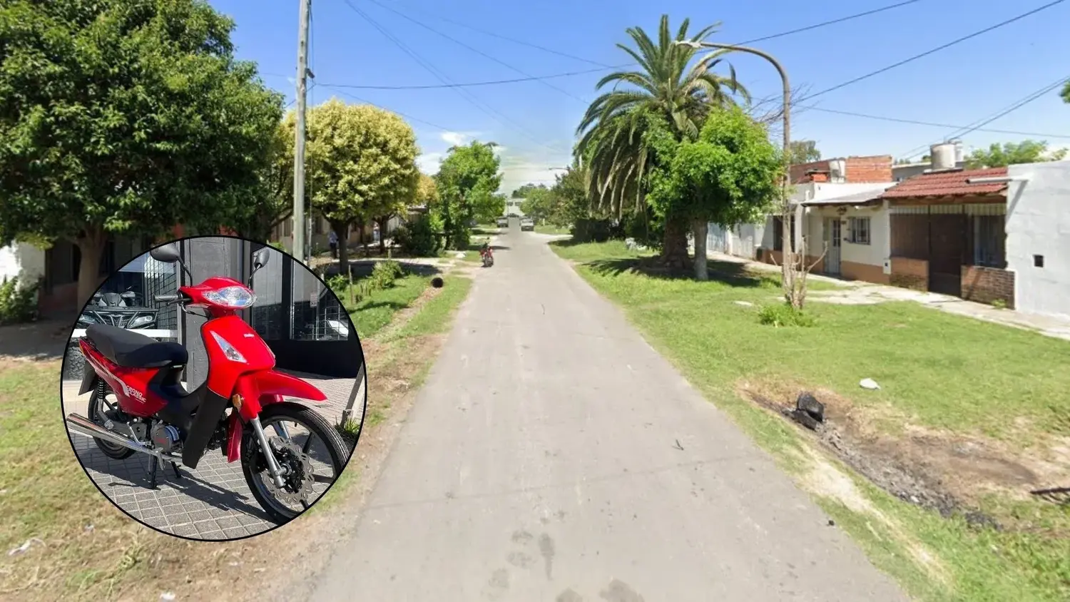 Una moto Keller fue robada del patio delantero de una vivienda en la Calle 35 Bis al 1600.