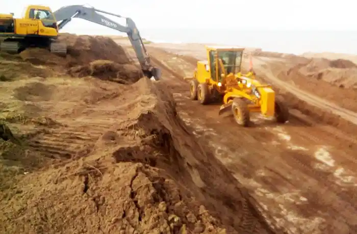 Crean un desvío en el camino costero de Quequén
