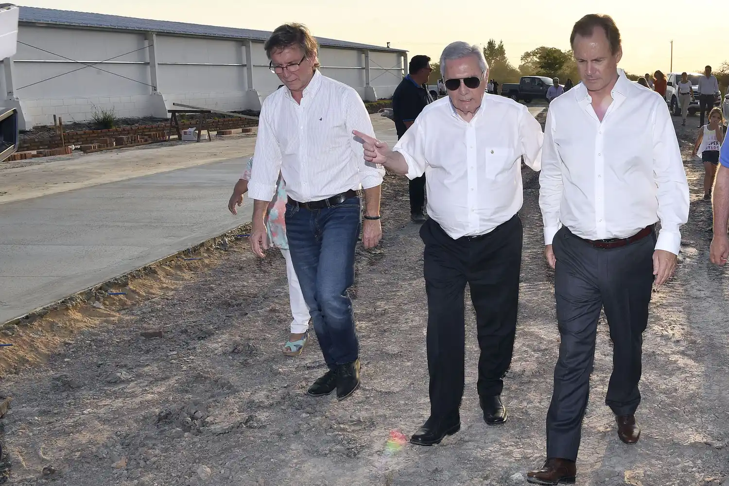 Bordet recorrió un complejo millonario y reiteró el apoyo a la producción