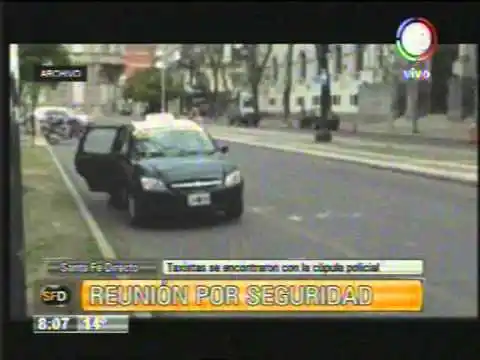 Taxistas se reunieron con el ministro de Seguridad