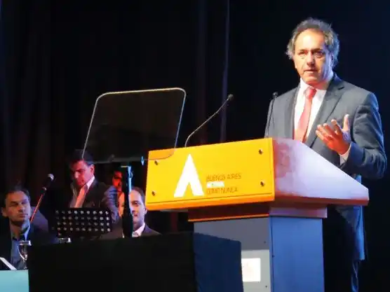 Mar del Plata: Scioli encabeza acto por la Final de los Juegos BA