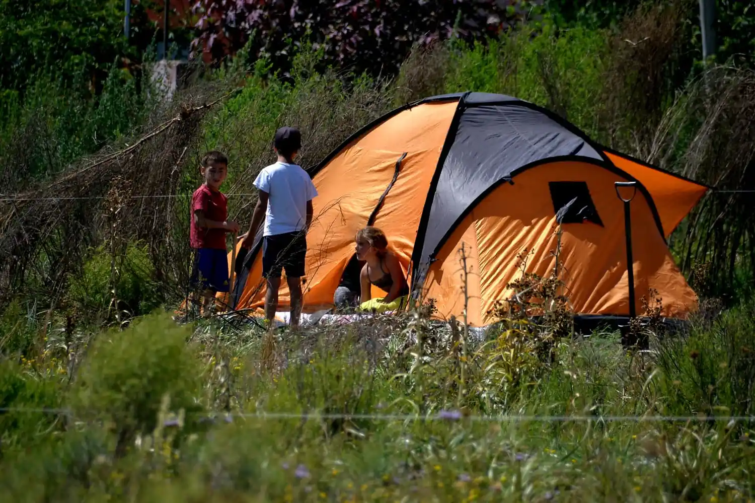 Por la demanda habitacional, un grupo de 15 mujeres ocupó un descampado en La Movediza