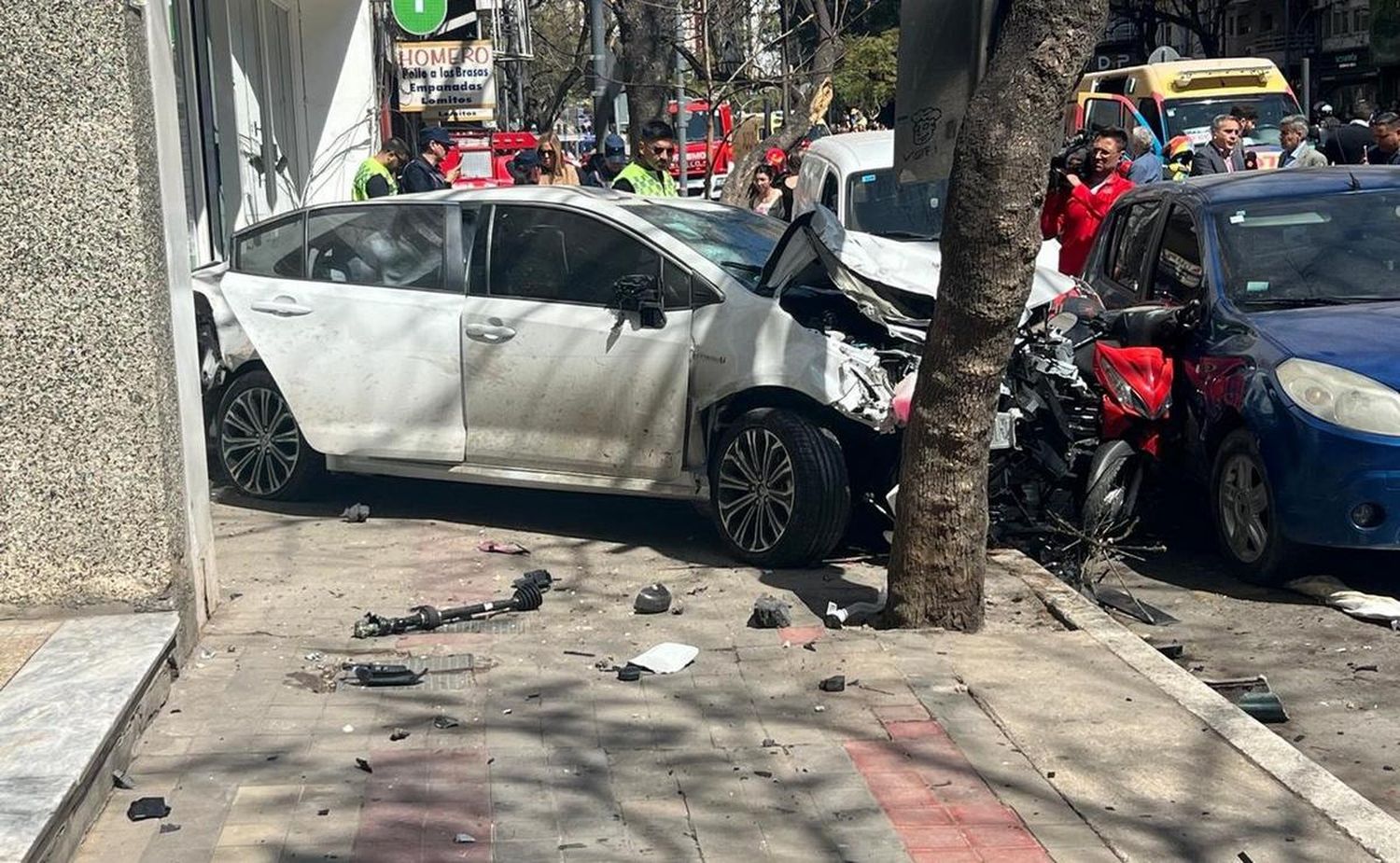 Impactante accidente en Córdoba