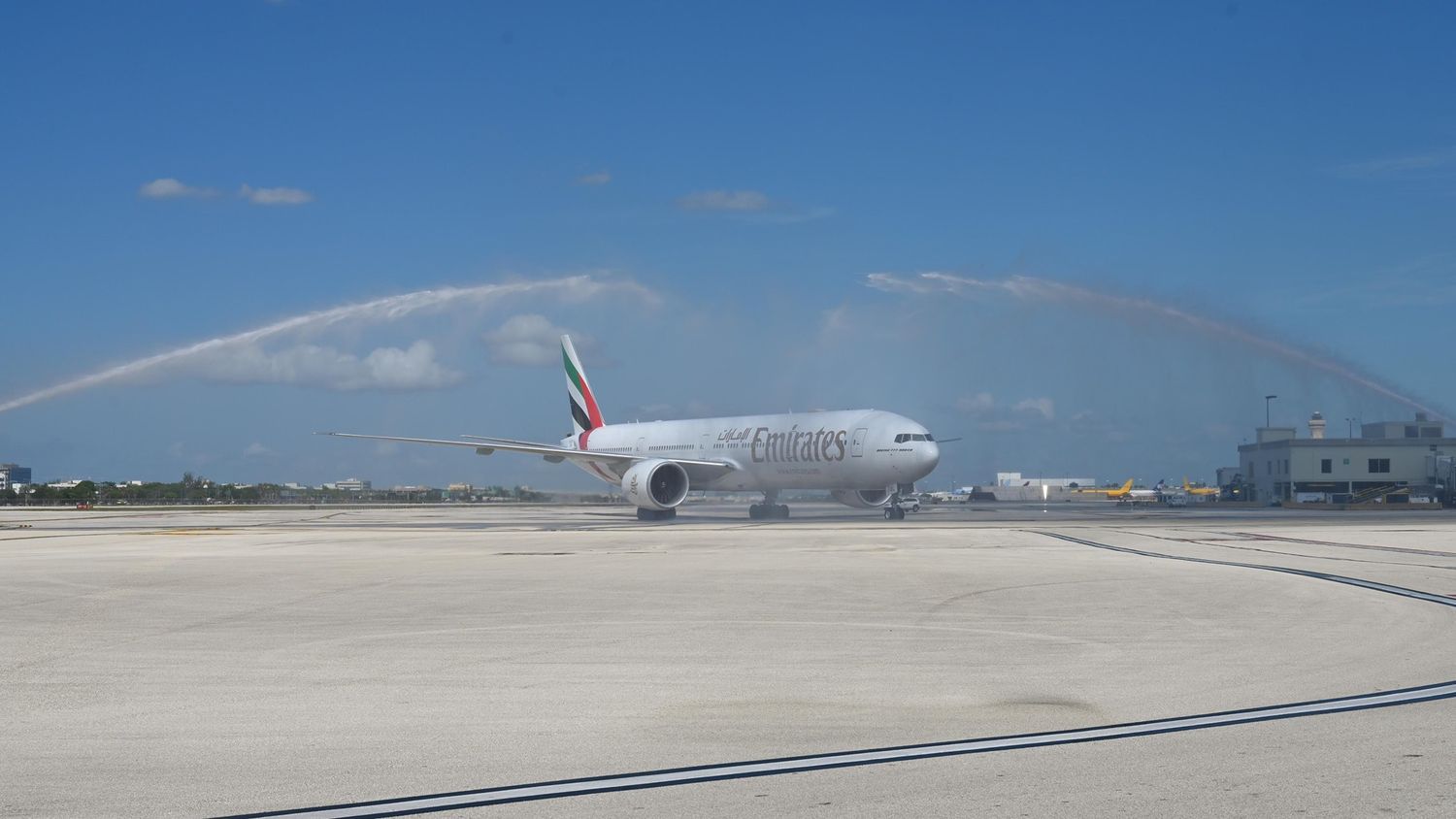 Emirates inaugurated its non-stop flights between Dubai and Miami