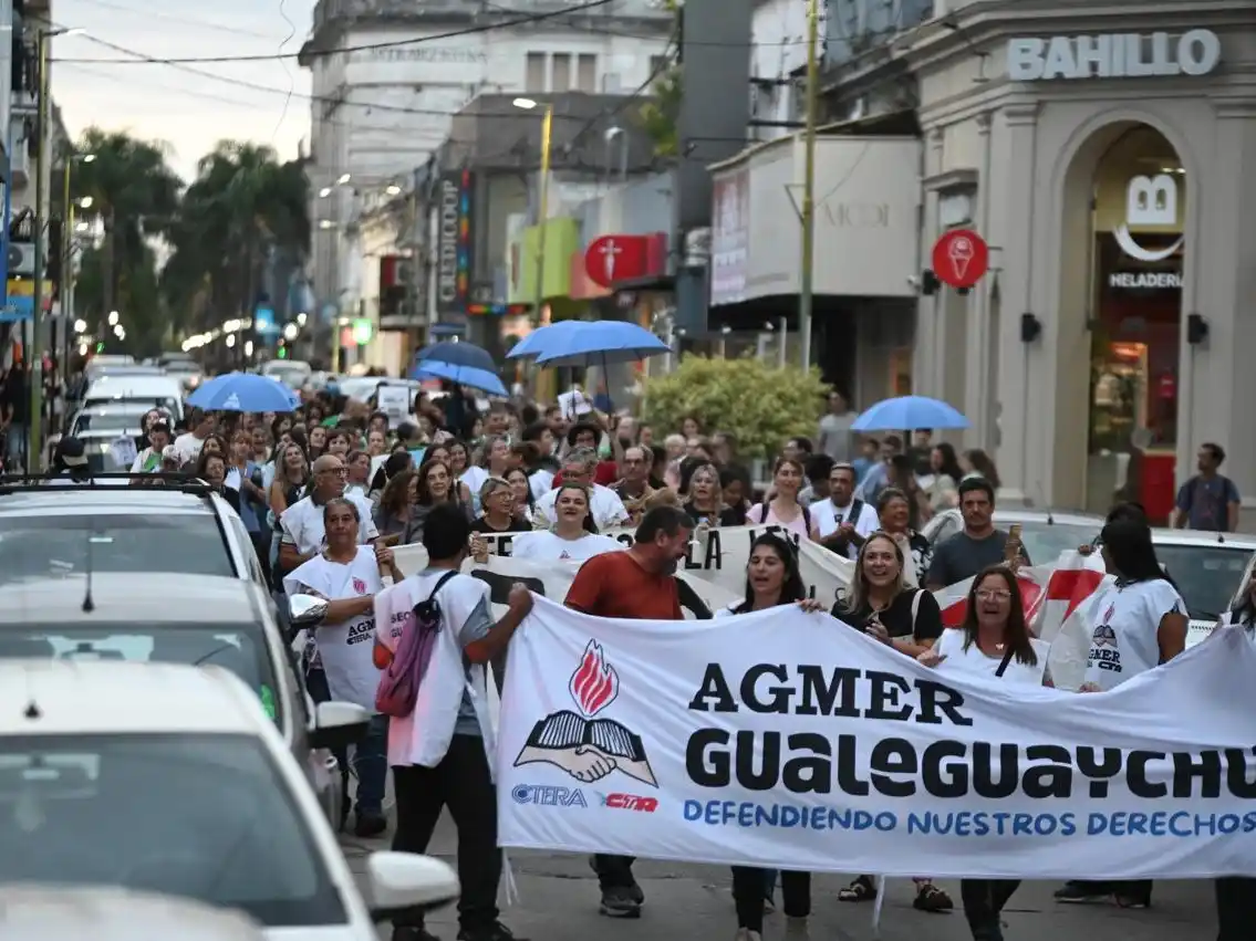 Agmer convocó una concentración en la rotonda del boulevard Pedro Jurado y Artigas