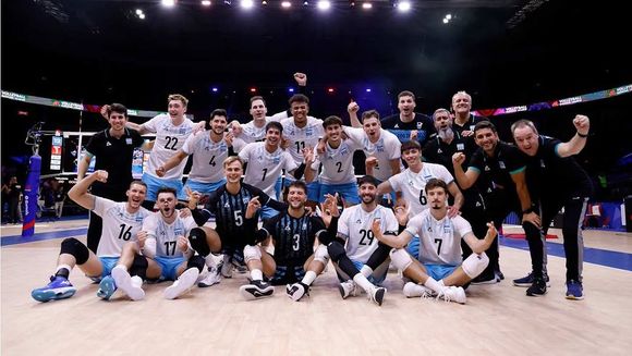 Argentina derrotó a Serbia en la Volleyball Nations League