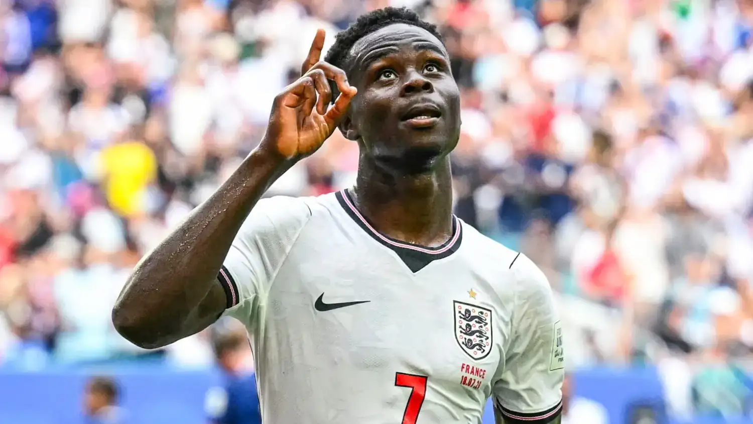 Saka se despidió del Mundial con tres goles.