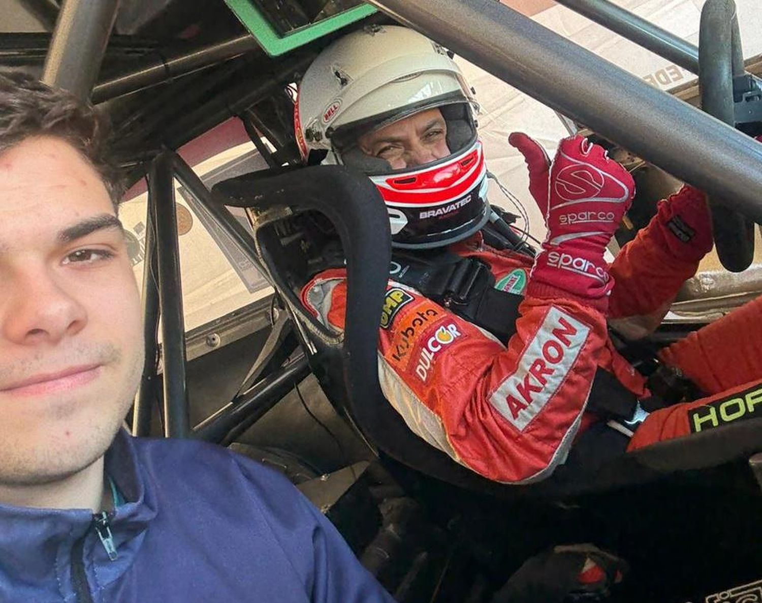 Federico junto a Luis María.